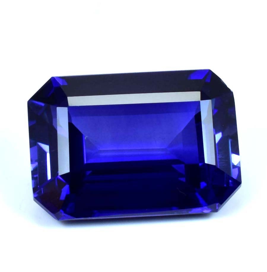Royal Blue Sapphire Emerald Cut Loose Gemstone