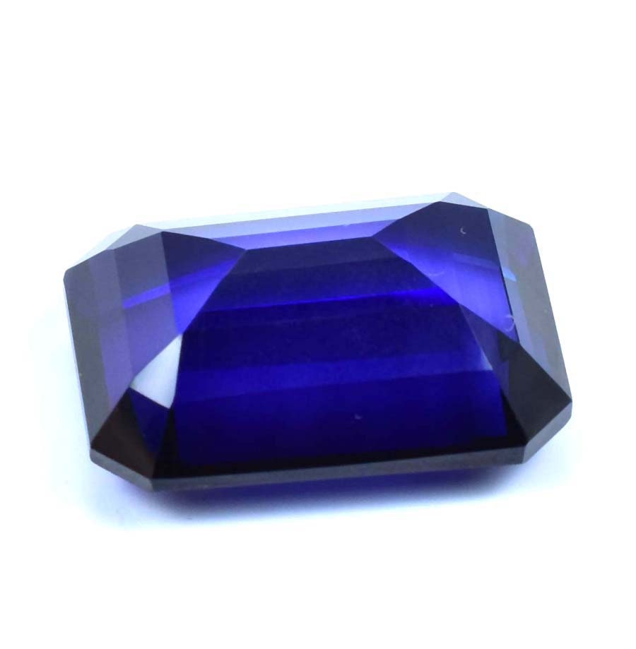 Royal Blue Sapphire Emerald Cut Loose Gemstone